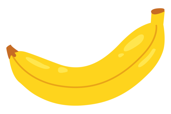 Banana Color Icon: A Tropical Fruit Icon for Bold Branding