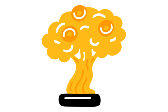 Money Tree Color Icon: Visualizing Wealth & Growth