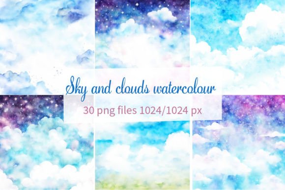 Sky and Clouds Watercolour: A Breath of Fresh Air for Your Designs