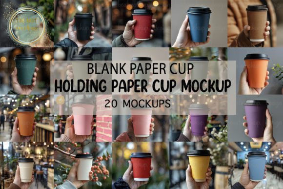 The Perfect Prop: Holding a Solid Color Paper Cup Bundle