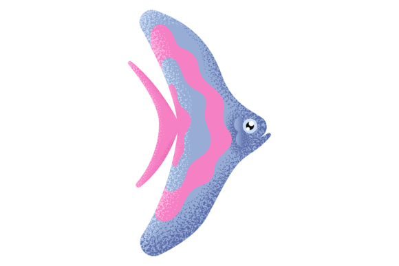 Underwater Fish. Color Textured Animal: A Design Deep Dive